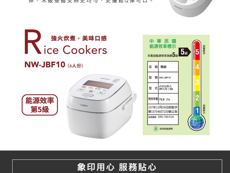 ZOJIRUSHI 象印6人份鐵器塗層白金厚釜壓力IH電子鍋(NW-JBF10)